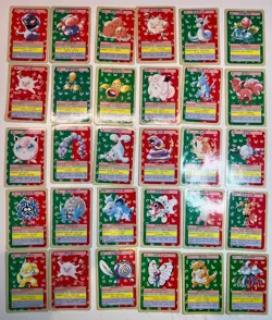 109 HP Topsun BLUE GREEN Back Lot Set Pokemon Top Sun Japanese 1997 Cards - Image 4