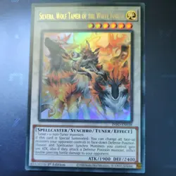 Silvera Wolf Tamer Of The White Forest INFO-EN038 Ultra Rare 1st Edition Card - Image 1