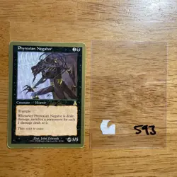 💀Phyrexian Negator World Championship Decks 1999 WC99 MTG Jakub Slemr Tokyo 593 - Image 1