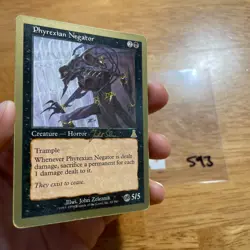 💀Phyrexian Negator World Championship Decks 1999 WC99 MTG Jakub Slemr Tokyo 593 - Image 4