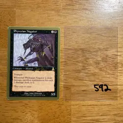 💀Phyrexian Negator World Championship Decks 1999 WC99 MTG Jakub Slemr Tokyo 592 - Image 1