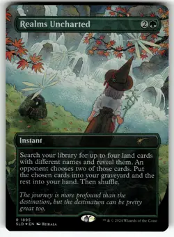 Realms Uncharted (Rainbow Foil) R Secret Lair Drop Series 1895 NM MTG - Image 1