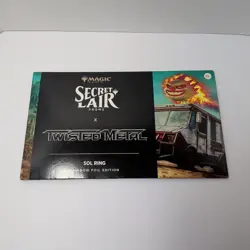 MTG Secret Lair FOIL Edition Playstation Twisted Metal Sol Ring Sealed Pack - Image 1