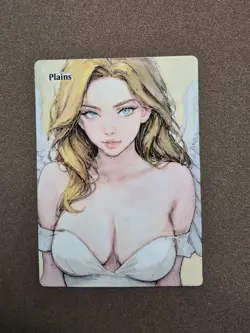 Mtg Altered Art Hand Painted Anime - Image 1