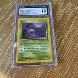 Grimer 48/62 Fossil Pokemon WOTC 1999 - Image 1