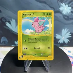 Pokemon Nidoran M 96/147 Aquapolis Regular MP - Image 1