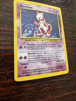 1999 Pokemon Base Set: Mewtwo Holo- FREE SHIPPING - Image 2