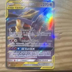 Pokemon Garchomp & Giratina GX TAG TEAM Ultra Rare Holo 146/236 Sm-Unified Minds - Image 1