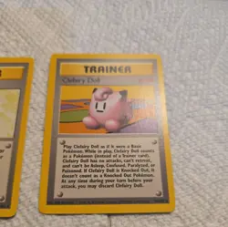 Pokemon Trader 77/102-Clefairy Doll 70/102 Base Set Both MINT - Image 5