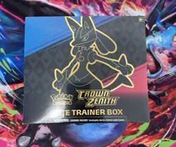 Crown Zenith Elite Trainer Box ETB Pokemon Sealed *TEAR* - Image 1