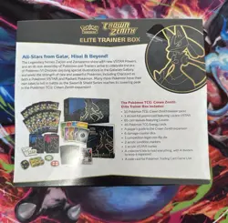 Crown Zenith Elite Trainer Box ETB Pokemon Sealed *TEAR* - Image 2