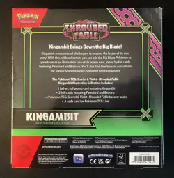 Pokemon TCG Shrouded Fable Kingambit Illustration Collection BRAND NEW Pokemon - Image 2