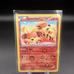 Growlithe RC4/RC25 Legendary Treasures: Radiant Collection Holo Pokemon - LP - Image 1