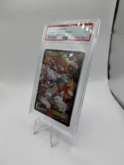 2015 POKEMON XY DOUBLE CRISIS #15 FULL ART/TEAM MAGMA'S GROUDON EX PSA 7 - Image 3