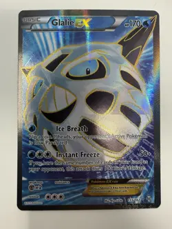 Pokemon TCG Glalie EX #155/162 XY Breakthrough LP Full Art Ultra Rare - Image 1