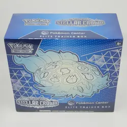 NEW Pokemon TCG: Stellar Crown Pokemon Center Exclusive Elite Trainer Box ETB - Image 1