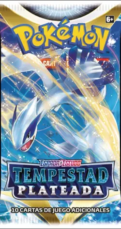 1x Pokemon Silver Tempest Booster Pack Spanish Tempestad Plateada Sealed S&V - Image 1