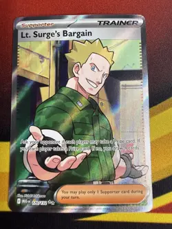 Lt. Surge's Bargain - 170/132 - Mega Evolutions - Ultra Rare - Mint/NM - English - Image 2