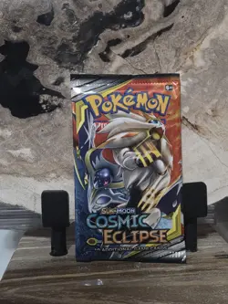 Pokemon Sun And Moon Cosmic Eclipse Booster Pack Factory Sealed - Image 1