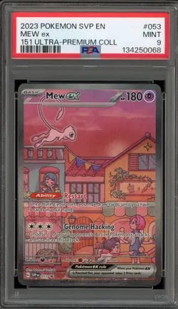 Pokemon Mew ex 151 Ultra-Premium Coll. Full Art Promo SVP EN 053 PSA 9 Mint - Image 1