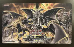 Yugioh Dark World Structure Deck Playmat Konami Official Grapha Reign-Beaux - Image 1