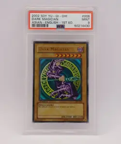 YuGiOh Dunkler Magier SDY-006 PSA 9 Starter Deck Yugi Ultra Rare - Image 1