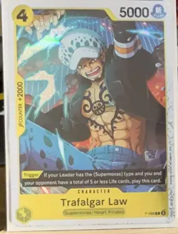 Bandai One Piece CCG Trafalgar Law P-088 (Jolly Roger Foil) PRB-02 Promo Reprint - Image 1