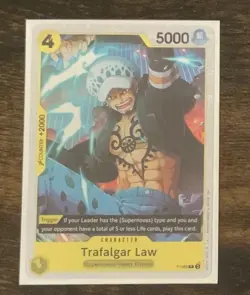 Bandai One Piece CCG Trafalgar Law P-088 (Jolly Roger Foil) PRB-02 Promo Reprint - Image 2