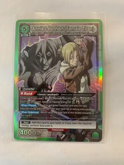 Annie Leonhart (Female Titan) Attack on Titan UE10BT/AOT-1-053 SR Union arena - Image 1