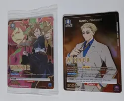 Union Arena Nobara Kugisaki Kento Nanam Foil Winner Promos Jujutsu Kaisen Anime - Image 1