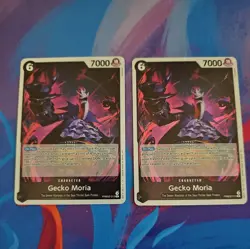 2x One Piece Card Game - Gecko Moria PRB02-013 R Rare Foil English Pack Fresh - Image 1