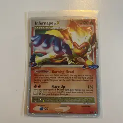 Card infernape Lv.X DP10 Diamond Pearl Black Star Promo LP - Image 1