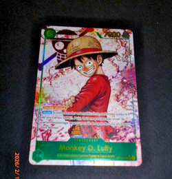 One Piece Card Game Carte Holo Monkey.D.Luffy OP13-118 Alt FR Mint - Image 3