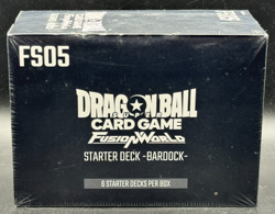 Dragon Ball Card Game Fusion World Starter Deck Bardock FS05 Case Box Sealed New - Image 1