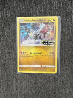 Reshiram Zekrom and Kyurem Oversized Promo Card Holo - Image 1