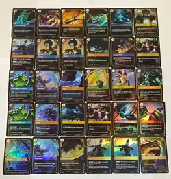 Riftbound League of Legends TCG 55 Card Lot ALL FOILS Rare Common Uncommon - Image 1