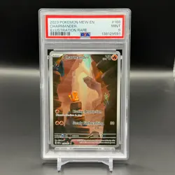 Pokemon Charmander TCG #168/165 Scarlet & Violet 151 Card PSA 9 - Image 1