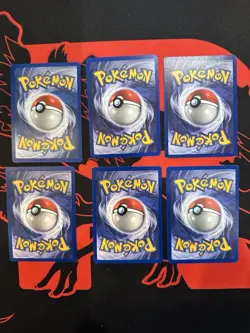 Lot Of 6 Vintage Pokemon Jungle Non Holo Cards WOTC NM Old School Near Mint - Image 2