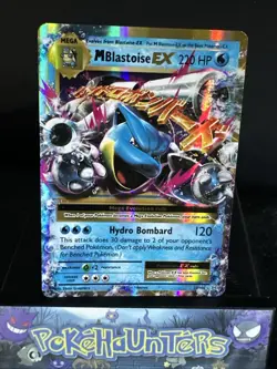 Pokemon Card M Blastoise EX 22/108 Half Art XY Evolutions Rare Near Mint - Image 1