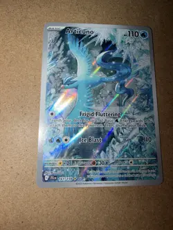 Pokemon Articuno 161/159 JTG Holo 2025 Basic Water English Card - Image 3