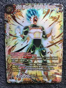 SSB Vegeta Unbridled Power GOD RARE Dragon Ball Super Card Game Realm of the... - Image 1