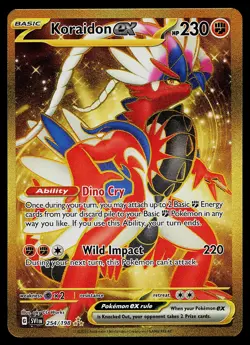 Pokemon Card - Koraidon ex Scarlet & Violet Base Set 254/198 Secret Rare - Image 1