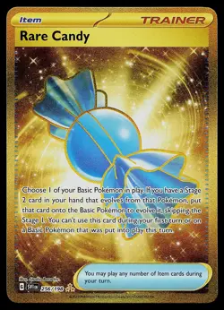 Pokemon Card - Rare Candy Scarlet & Violet Base Set 256/198 Secret Rare - Image 1