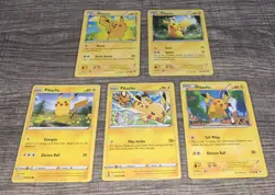 Pokemon Pikachu Lot of 6 Cards TCG - Image 1