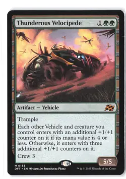 MTG Thunderous Velocipede 183 DFT Normal NM - Image 1