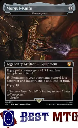 Magic The Gathering MTG Shadowspear 353 Foil NM Tales of Middle-earth Commander - Image 1