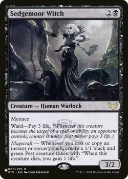 1x Sedgemoor Witch - The List - The List - Near Mint, English - MTG - Image 1