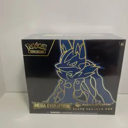 Pokemon Center ETB Mega Evolution Lucario Elite Trainer Box - Image 1