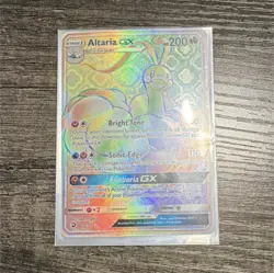 Pokemon Altaria GX Full Art Secret Rare Holo 72/70 Dragon Majesty Card - Image 1