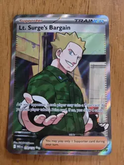 Lt. Surge's Bargain 170/132 Pokemon Card! - Image 1